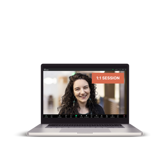 One-on-one session with Kellie Swart offering targeted support and clear next steps for job seekers and career changers.